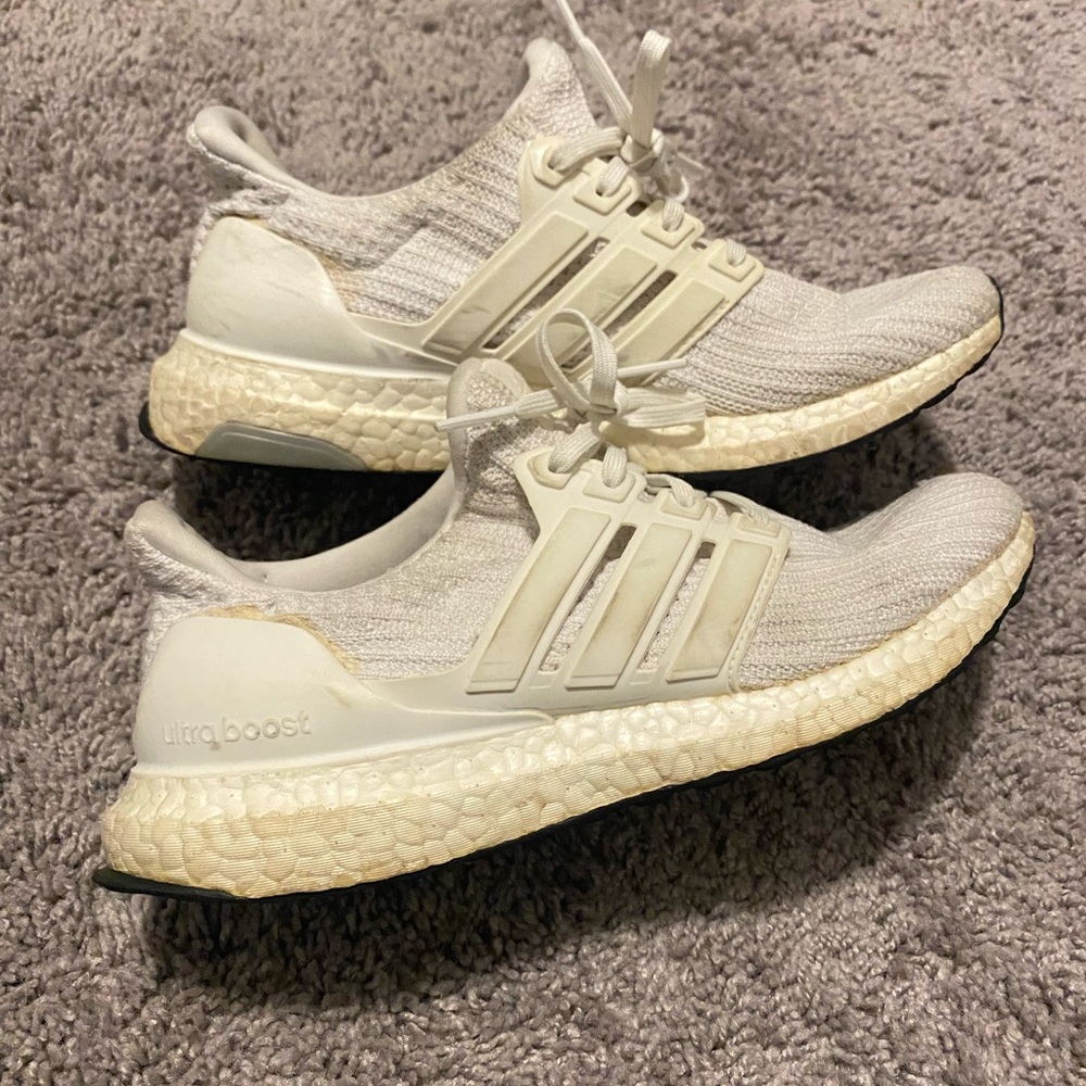 White Ultra Boosts